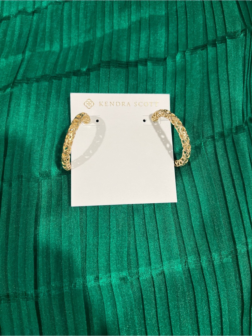 Kendra Scott Large Braided Hoop Earrings - Gold